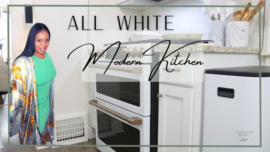 Small White Modern Kitchen | Luxury Appliances | Decor Ideas