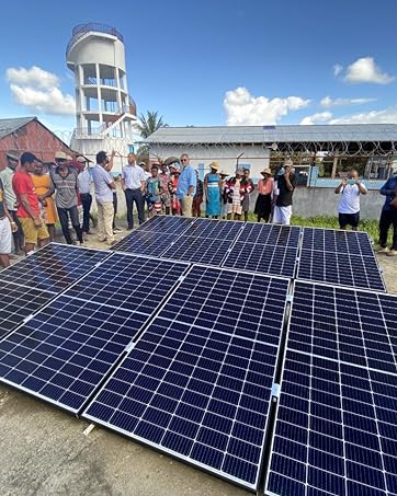 Water Tower Solar Panels