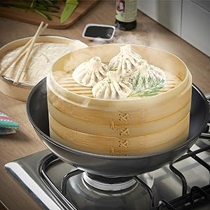 Bamboo Steamer, vegetable steamer, food steamer, dumpling maker, steam pot, veggie steamer