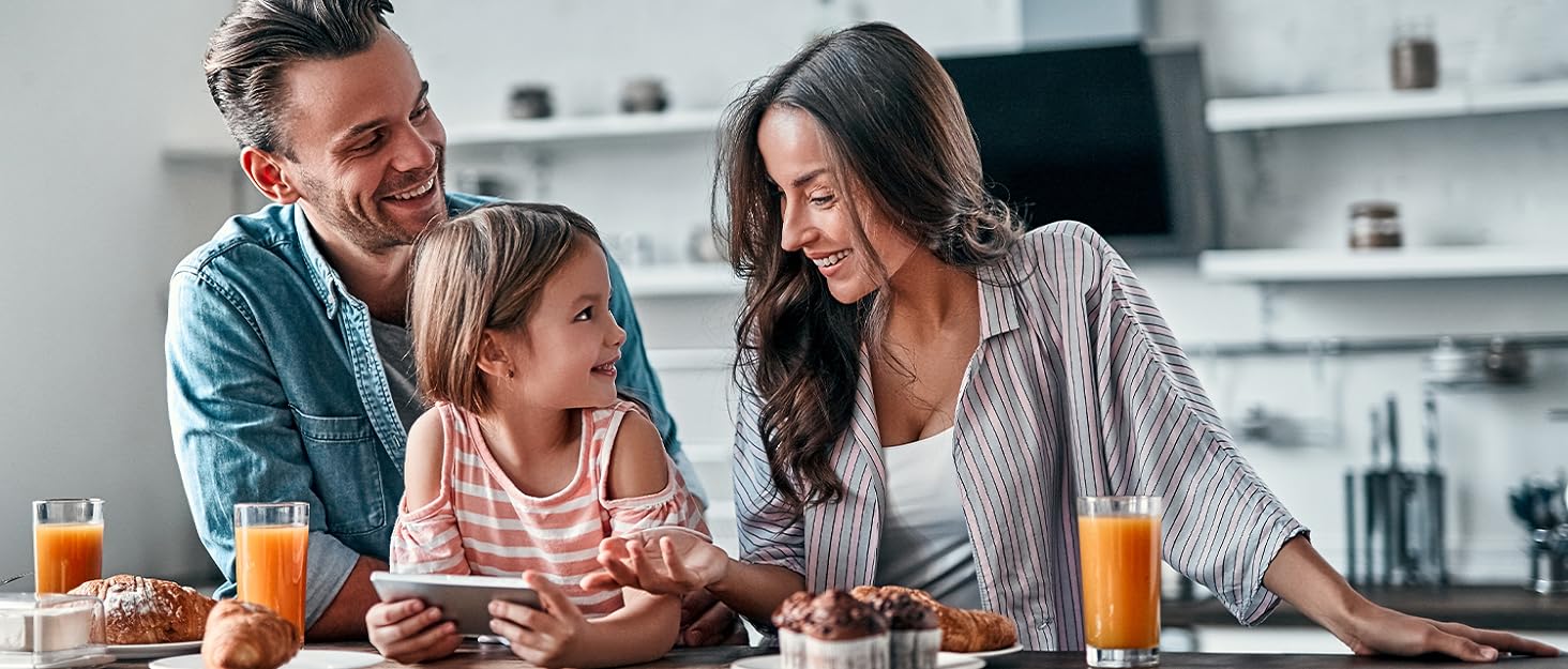 family get together in the kitchen