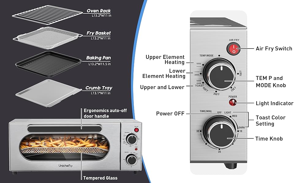 air fryer toaster oven combo