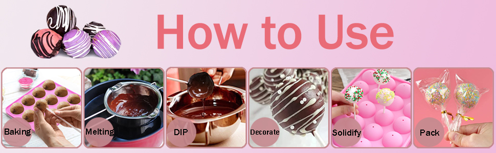 how to use cake pop mold