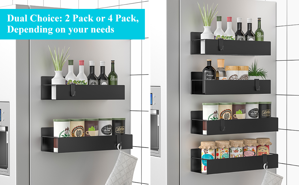 Magnetic Spice Rack for Refrigerator