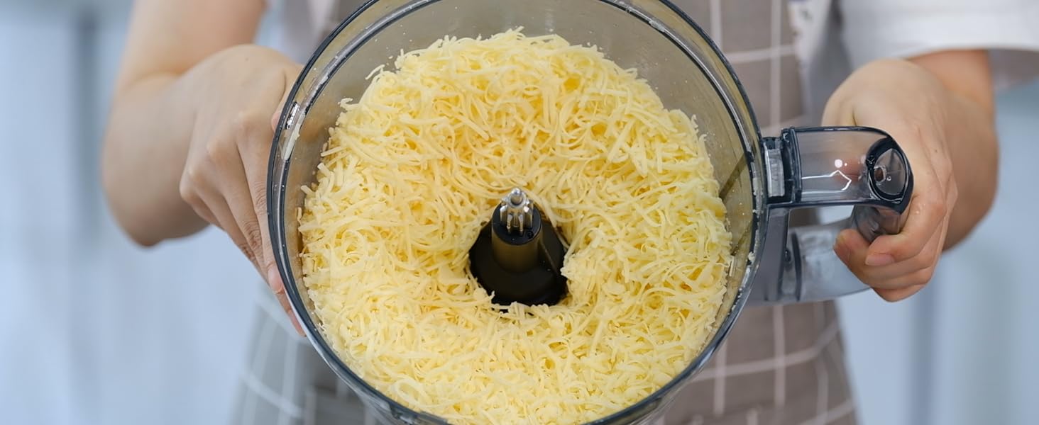 food processor grating cheese