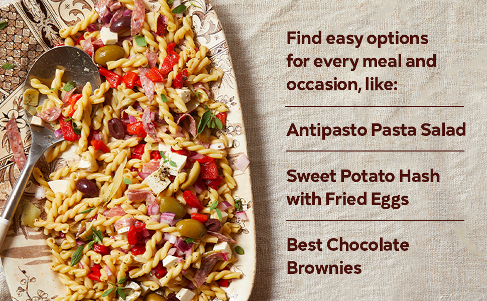 Find easy options for every meal and occasion, like: