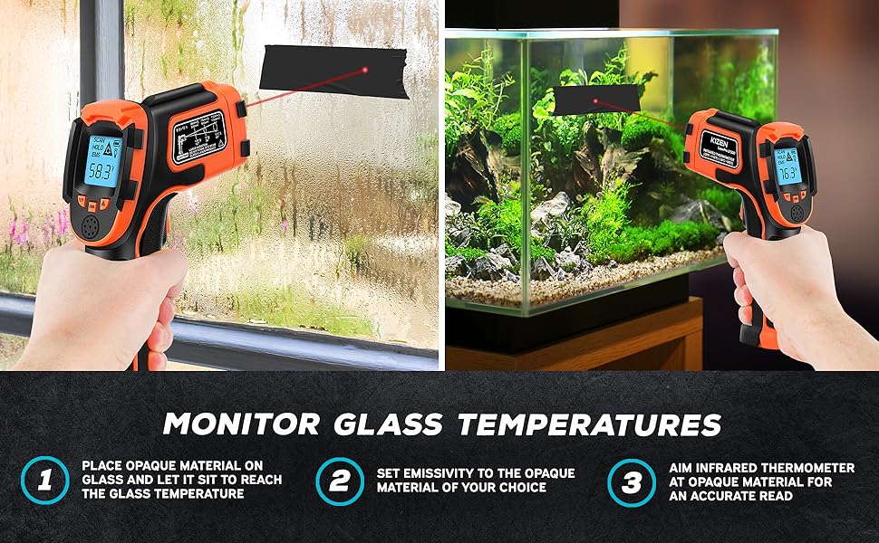 Monitor Glass Temperatures