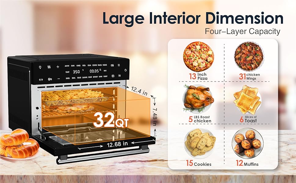 convection oven countertop