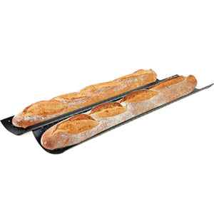 baguette, bread, pan, dough