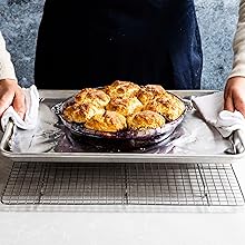 GLUTEN-FREE BLUEBERRY COBBLER WITH CORNMEAL BISCUITS