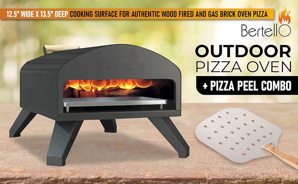 backyard pizza oven brick horno outdoor wood outside cooker grill portable pellet woodfire propane