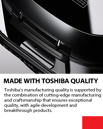 MADE WITH TOSHIBA QUALITY