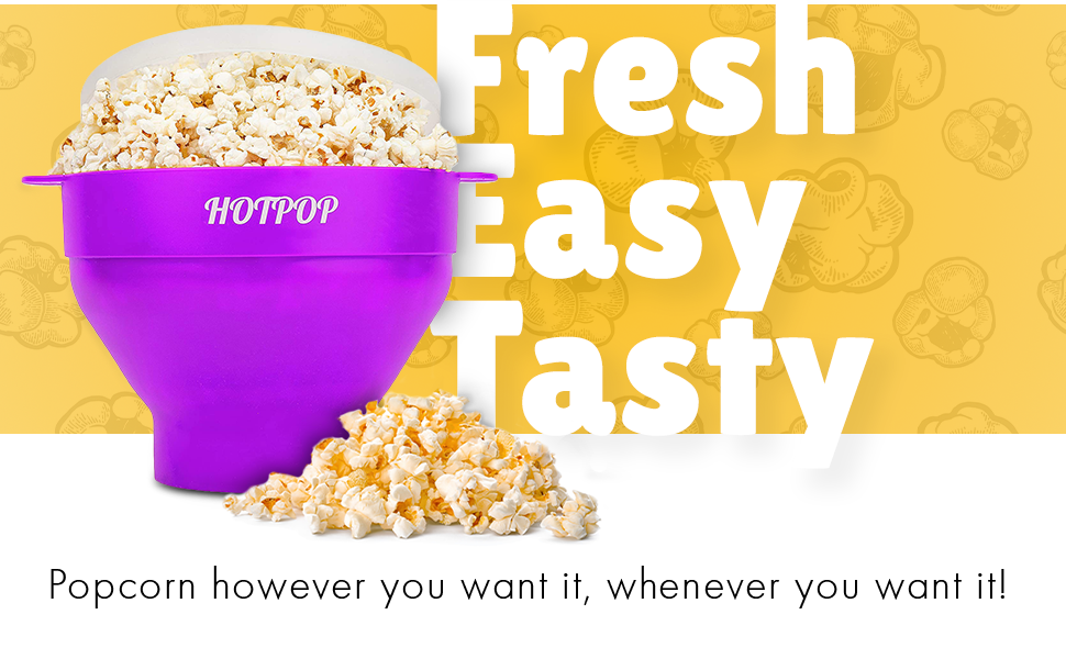 The Original Hotpop Microwave Popcorn Popper