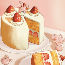 Strawberry cake