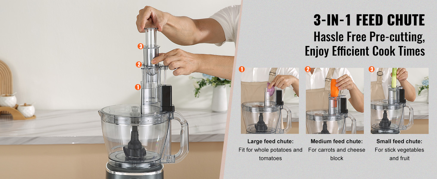 stainless steel food processor