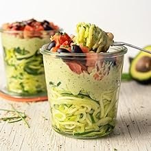 CREAMY AVOCADO TAHINI ZOODLES