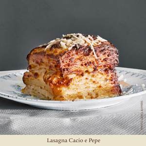 image of lasagna cacio e pepe