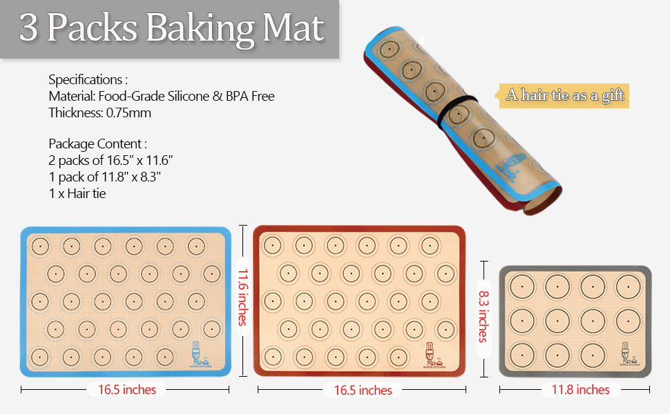 macaron silicone mat