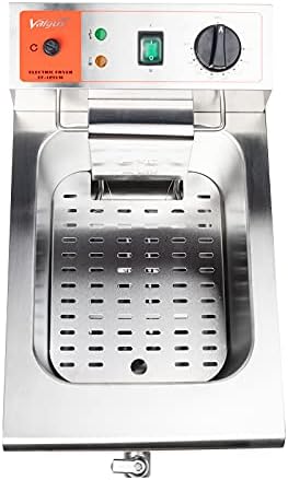 Valgus 1750W Stainless Steel Electric Deep Fryer 12L Large Capacity Countertop Kitchen Frying Machine with Basket & Lid, Drain System - Image 4