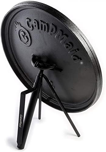 Outdoor Cooking Set - Dutch Oven and Tools Set - Charcoal Holder & Cast Iron Grill Accessories - Camping Grill Set - Outdoor Cooking Essentials - Camp Kitchen Equipment - (6 Piece Set) - Image 7