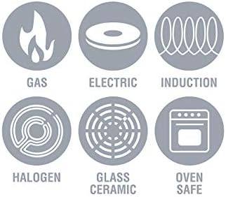 Magma Products, A10-366-2-IND Gourmet Nesting Stainless Steel Induction Cookware Set with Non-Stick Ceramica (10 Piece), silver - Image 4