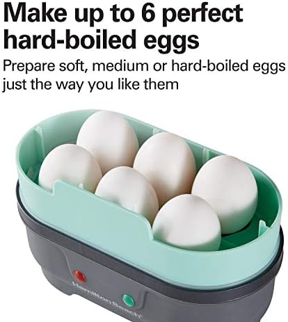 Hamilton Beach Sous Vide Style Electric Egg Bite Maker, Hard Boiled Egg Cooker & Poacher with Removable Nonstick Tray, Makes 2 in Under 10 Minutes, Teal (25511) - Image 4