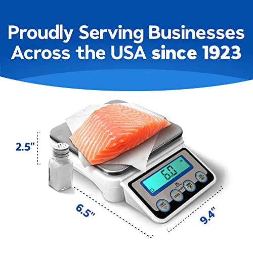 Penn Scale PS-10 Digital Kitchen Portion Scale - 11lb Electric Kitchen Scale with 0.002lb Readability - Removable Platter & LCD Display - Lb, Oz, G Unit Conversion (AC & Battery Powered) - Image 5