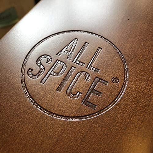 AllSpice Wood Spice Rack, Countertop or Wall Mount, Includes 30 4oz Jars- Walnut Stain - Image 6
