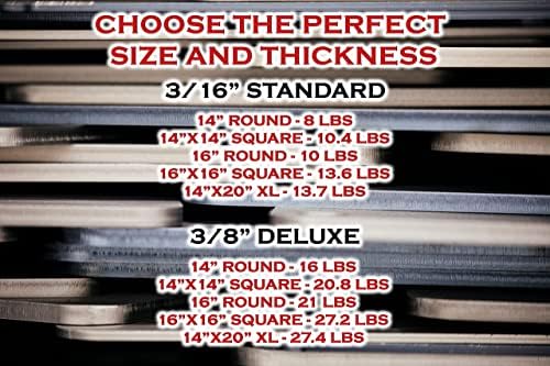 by Conductive Cooking Pizza Steel (3/8" Deluxe, 14" x 20" XL) - Made in USA - Image 4