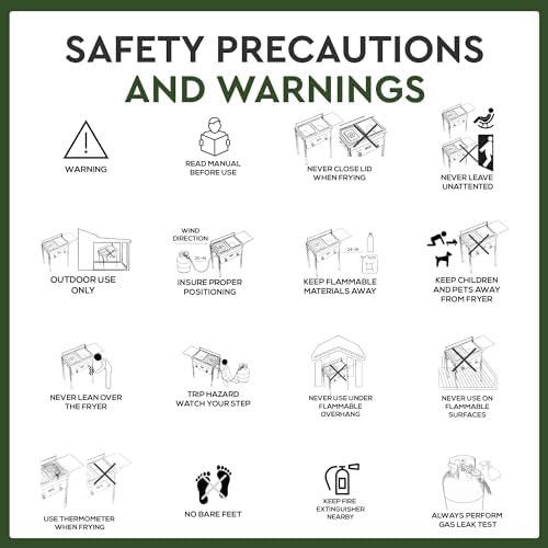 Two Tank Outdoor Deep Fryer with Thermometer Fish Fryer, CSA Certified Propane Deep Fryer with 2 Stainless Steel Baskets and Lids Gas Deep Fryer with Adjustable Temperature Regulator - Image 4