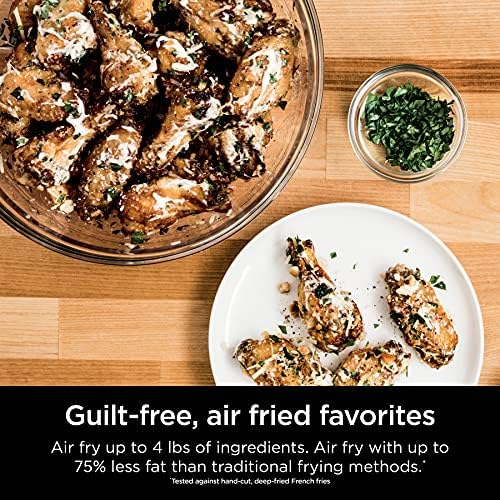 Ninja SP201 Digital Air Fry Pro Countertop 8-in-1 Oven with Extended Height, XL Capacity, Flip Up & Away Capability for Storage Space, with Air Fry Basket, Wire Rack & Crumb Tray, Silver - Image 7