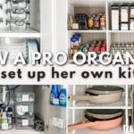 BUDGET FRIENDLY KITCHEN ORGANIZATION TOUR 2023 | Kitchen organization ideas used by a pro organizer