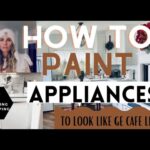 DIY How To Paint Your Appliances to look like GE Cafe Line