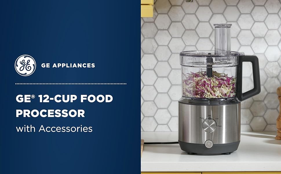 GE 12 Cup Food Processor