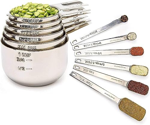 measuring cups and spoons