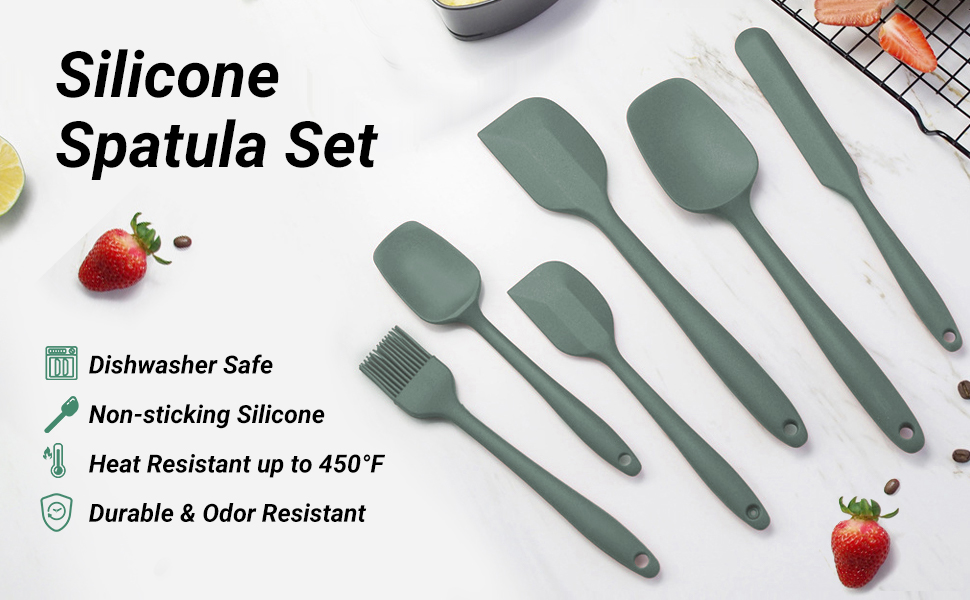 silicone spatula set