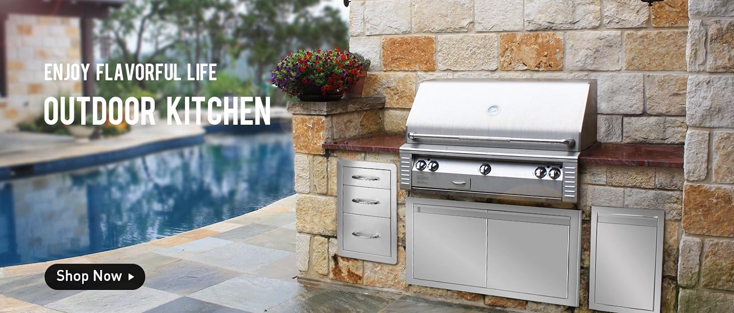 outdoor kitchen