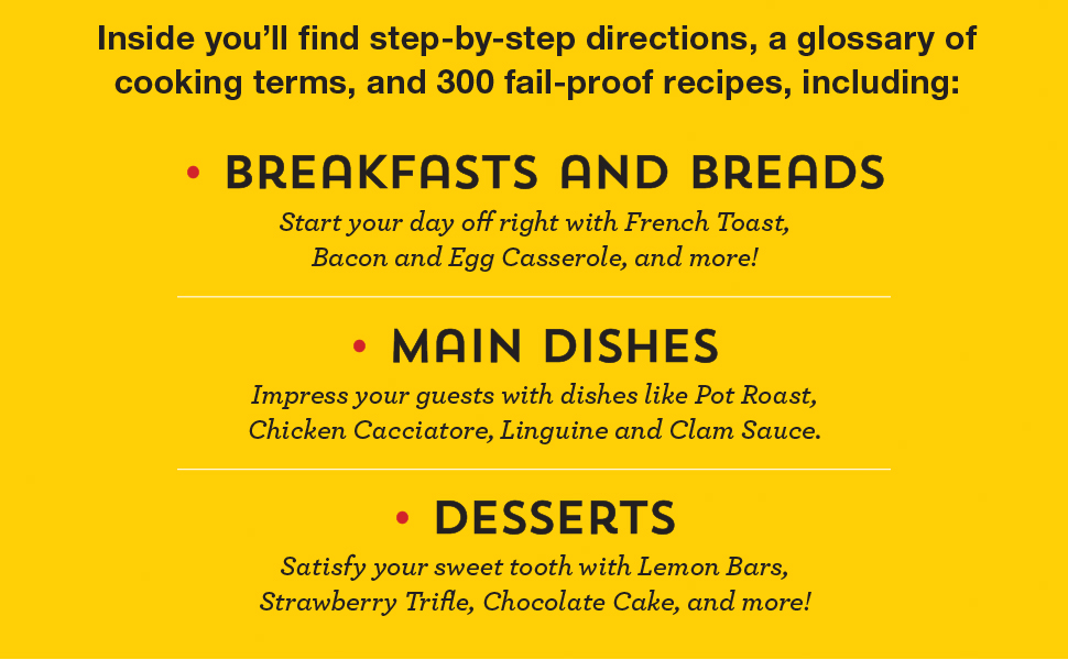 3. A perfect gift for new cooks, graduation, house warming, Christmas, and holidays.