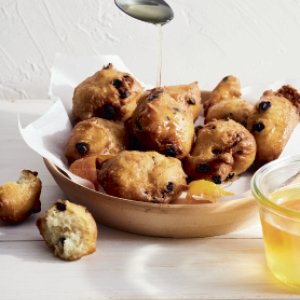 Sofia’s Buñuelos on a bowl