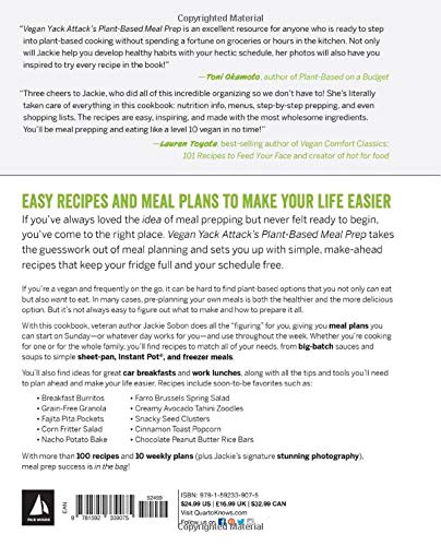 Vegan Yack Attack's Plant-Based Meal Prep: Weekly Meal Plans and Recipes to Streamline Your Vegan Lifestyle - Image 2