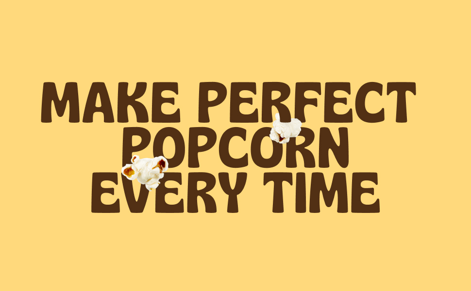 Popsmith Popcorn Popper - Make perfect popcorn every time - Popcorn Popper for Popcorn Kernels