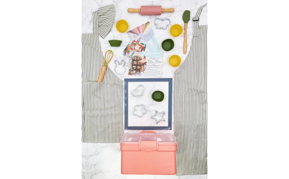 Kids Bakig Kit with Matching Adult Apron