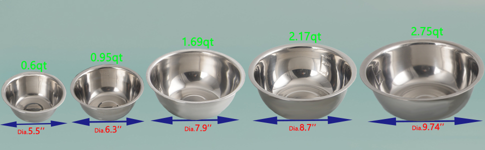 small mixing bowls