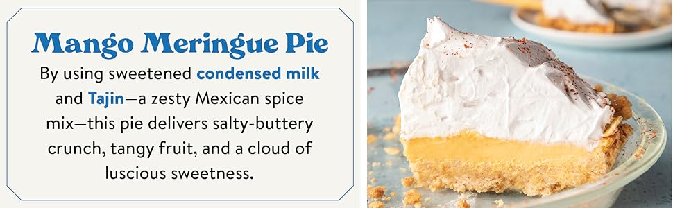 Description of the recipe: Mango Meringue Pie