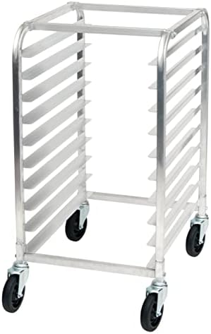 Winco Aluminum Sheet Pan/Bun Rack, 3" Spacing, 10 Tier heavy-duty baking sheets and pans
