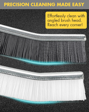 2Pcs Crevice Gap Cleaning Brush, Hard Bristle Brushes for Small Spaces Cleaning