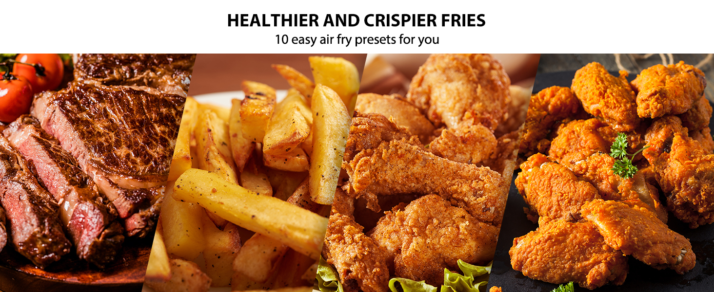 healthier and crispier fries