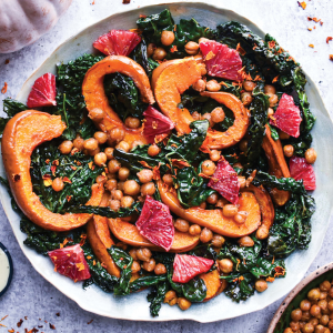 Winter Squash and Kale Salad