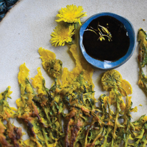 Dandelion Pakoras