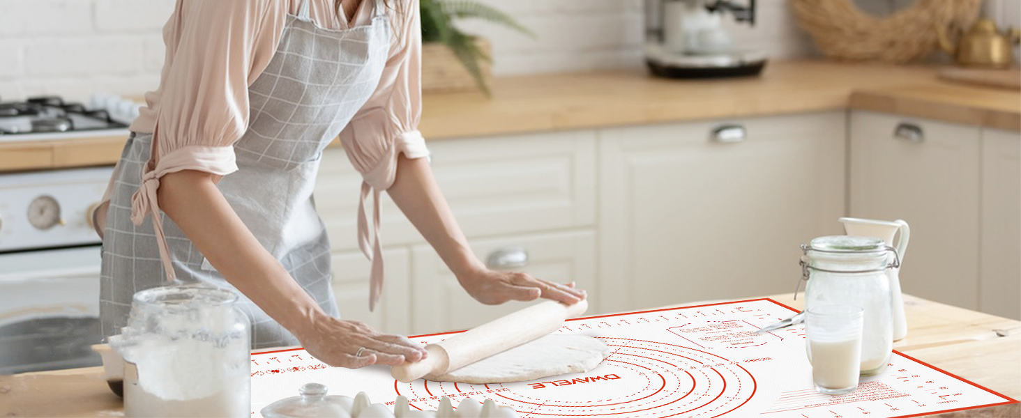 silicone pie crust rolling mat