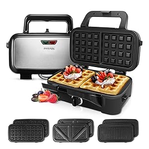 3-IN-1 WAFFLE MAKER